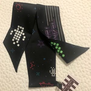 Henri Bendel silk mini scarf